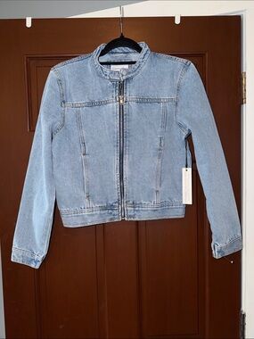 Highway Jeans Light Blue Denim Zip Jacket